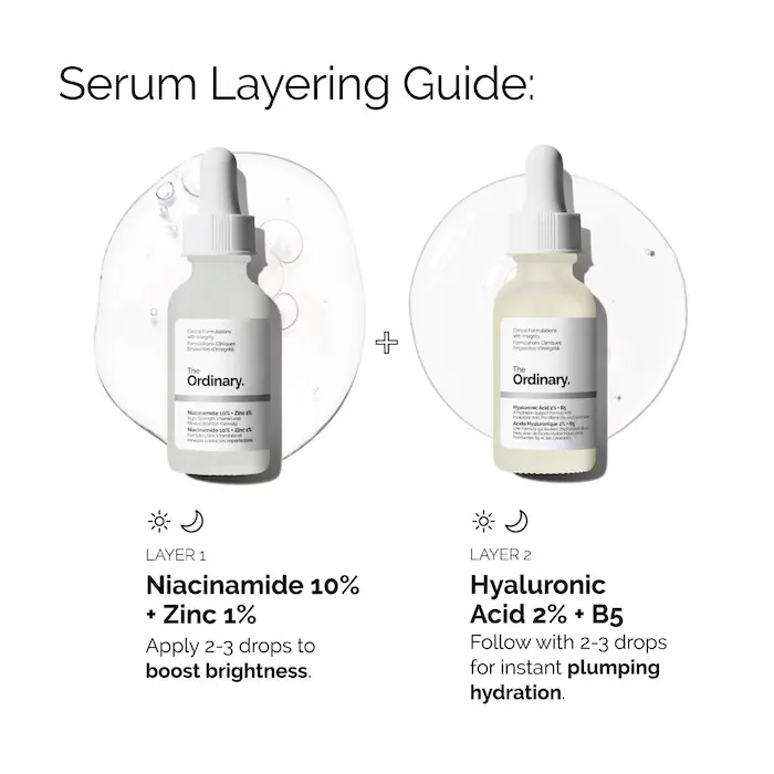 سرم ضد جوش Niacinamide 10% + Zinc 1% اوردینری حجم 60 میلی لیتر